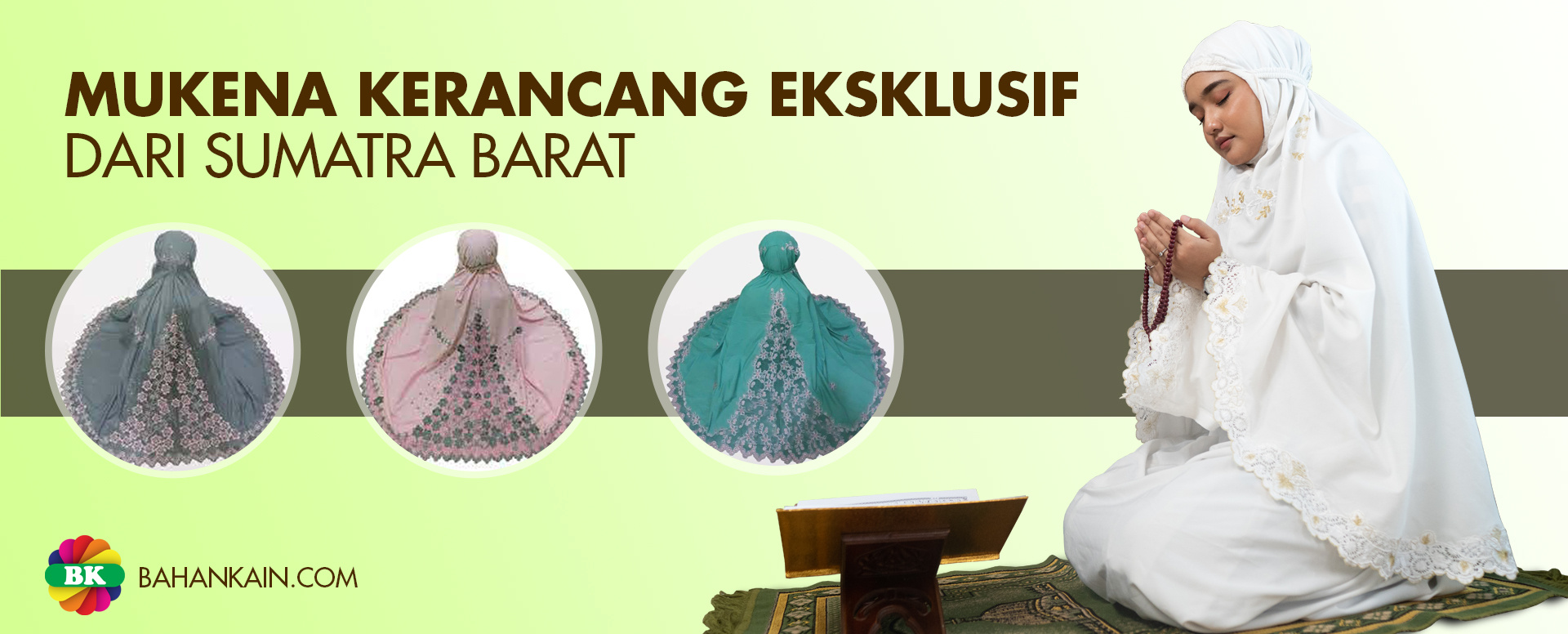 Mukena Kerancang Ekslusif Dari Sumatra Barat